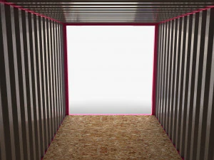 20ft shipping container one 3D Model