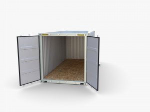 20ft shipping container po nedlloyd v1 3Dモデル