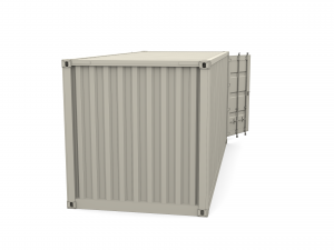 20ft shipping container po nedlloyd v1 3Dモデル
