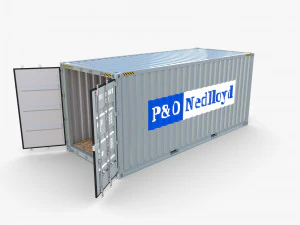 20フィート輸送コンテナPOネロイドv2 3Dモデル
