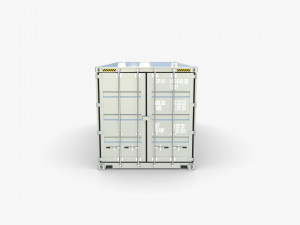 20ft shipping container po nedlloyd v2 3D Model