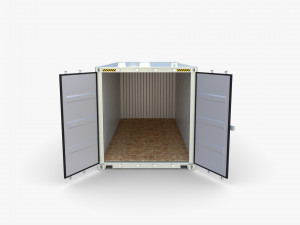 20ft shipping container po nedlloyd v2 3D Model