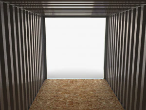 20ft shipping container po nedlloyd v2 3D Model