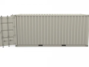 20ft shipping container qube v1 3D Model