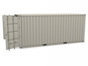 20ft shipping container safmarine v2 Modèle 3D