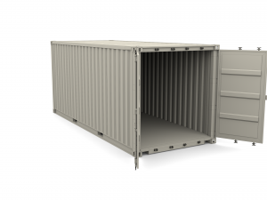 20ft shipping container safmarine v2 Modèle 3D