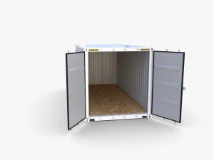 20ft shipping container tex v2 3D Model