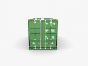 20ft shipping container uasc v1 Model 3D