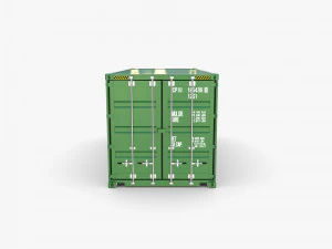 20ft shipping container uasc v1 3D Model