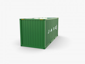 20ft shipping container uasc v1 Model 3D