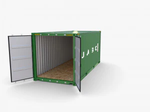 20ft shipping container uasc v1 3D Model