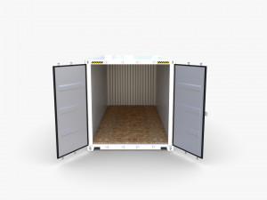 20ft shipping container uasc v2 Modelo 3D