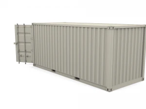 20ft shipping container uasc v2 3D Model