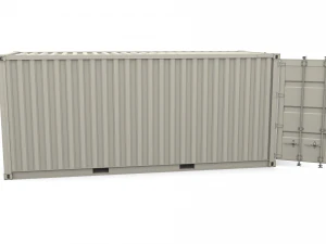 20ft shipping container uasc v2 3D Model