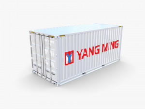 20ft shipping container yang ming 3D 模型