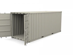 20ft shipping container zim 3D Model