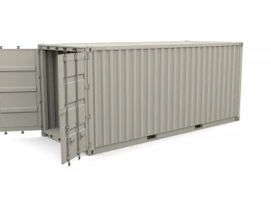 20ft shipping container zim 3D Model