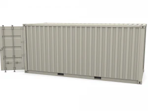 20ft shipping container zim 3D Model