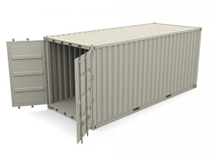 20ft shipping container zim 3D Model