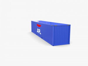 40ft shipping container apl 3Dモデル