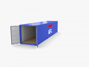 40ft shipping container apl 3Dモデル