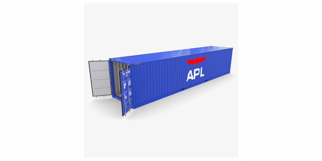 40ft shipping container apl 3Dモデル .c4d .max .obj .3ds .fbx .stl .blend 