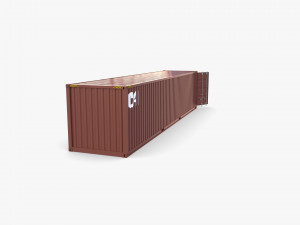 40ft shipping container cai v1 3D Model