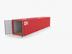40ft shipping container cai v2 3D Model
