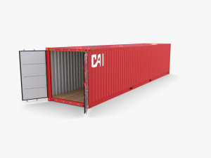 40ft shipping container cai v2 3D Model