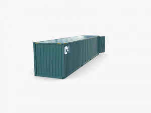 40ft shipping container cai v3 3D Model