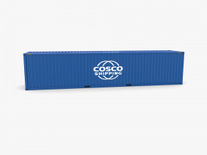 40ft shipping container containerships v1 3D 模型