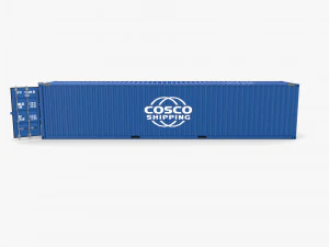 40ft shipping container containerships v1 3D Model