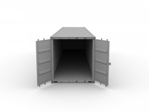 40ft shipping container containerships v1 3D 模型