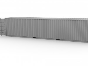 40ft shipping container containerships v1 3D 模型