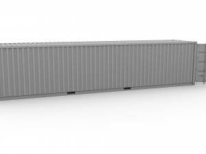 40ft shipping container containerships v1 3D 模型
