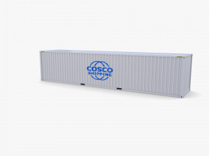 40ft shipping container containerships v2 Modèle 3D