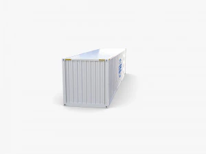 40ft shipping container containerships v2 3D Model