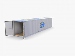 40ft shipping container containerships v2 Modèle 3D