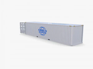 40ft shipping container containerships v2 3D Model