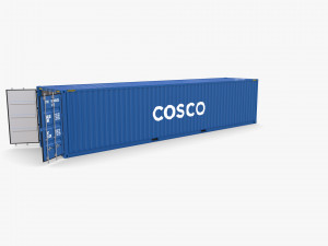 40ft shipping container cosco v1 3D Model