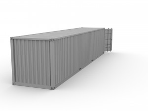 40ft shipping container cosco v1 3D Model