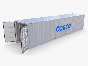40ft shipping container cosco v2 3D Model