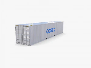 40ft shipping container cosco v2 3D Model