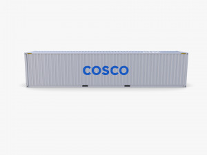 40ft shipping container cosco v2 3Dモデル