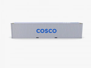 40ft shipping container cosco v2 3D Model