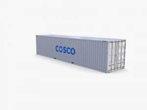 40ft shipping container cosco v2 3D Model