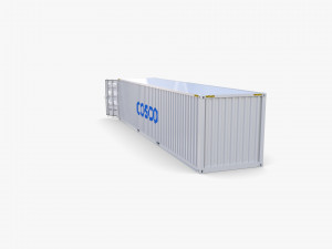 40ft shipping container cosco v2 3Dモデル