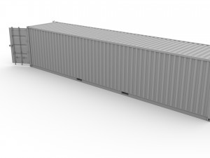 40ft shipping container cosco v2 3Dモデル