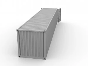 40ft shipping container cosco v2 3D Model