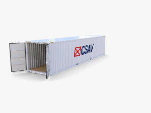 40ft shipping container csav v1 3D Model